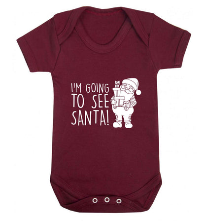 Merry Christmas baby vest maroon 18-24 months
