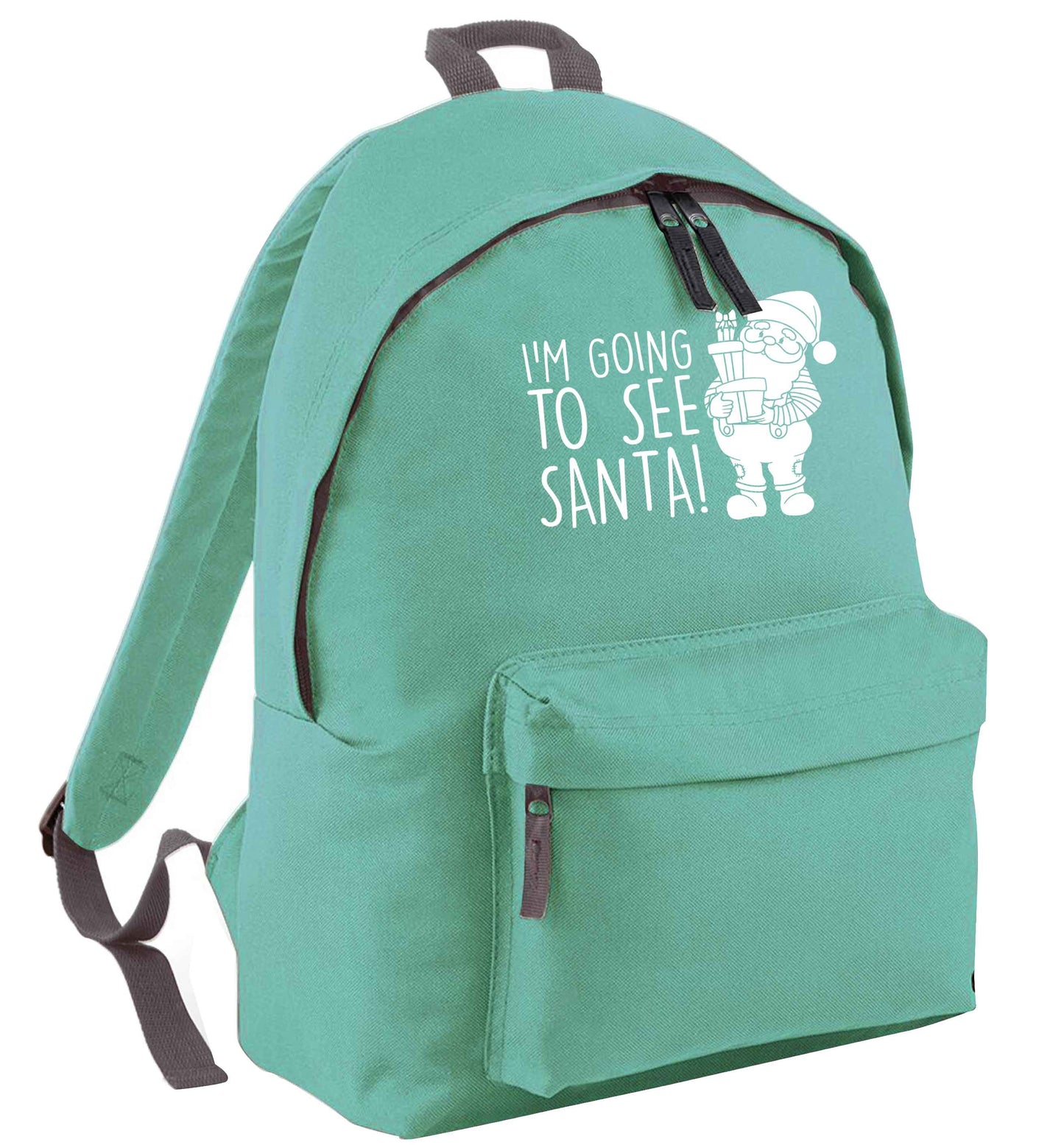 Merry Christmas mint adults backpack