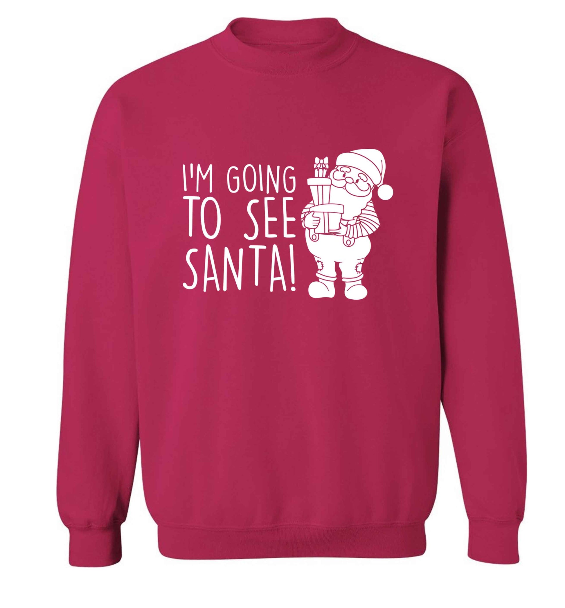 Merry Christmas adult's unisex pink sweater 2XL