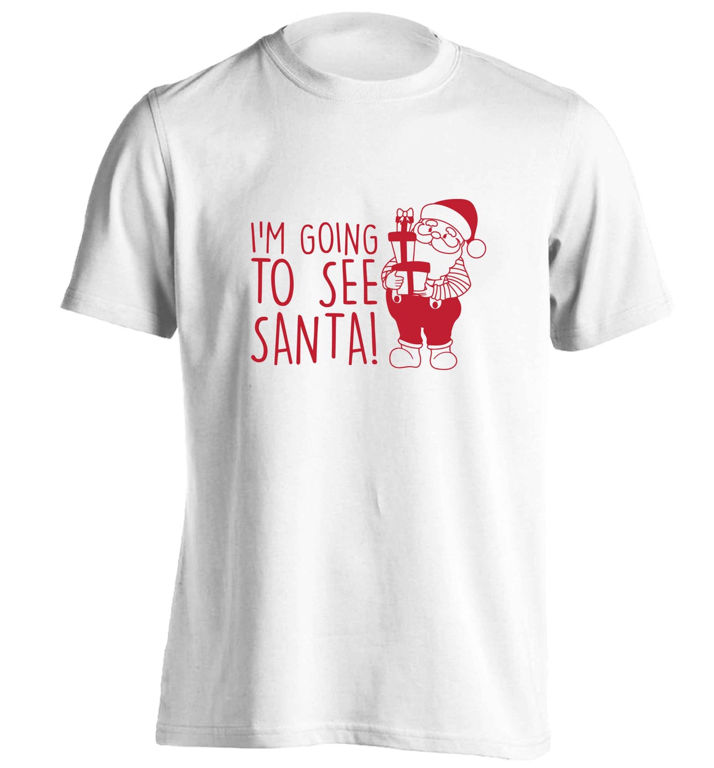 Merry Christmas adults unisex white Tshirt 2XL