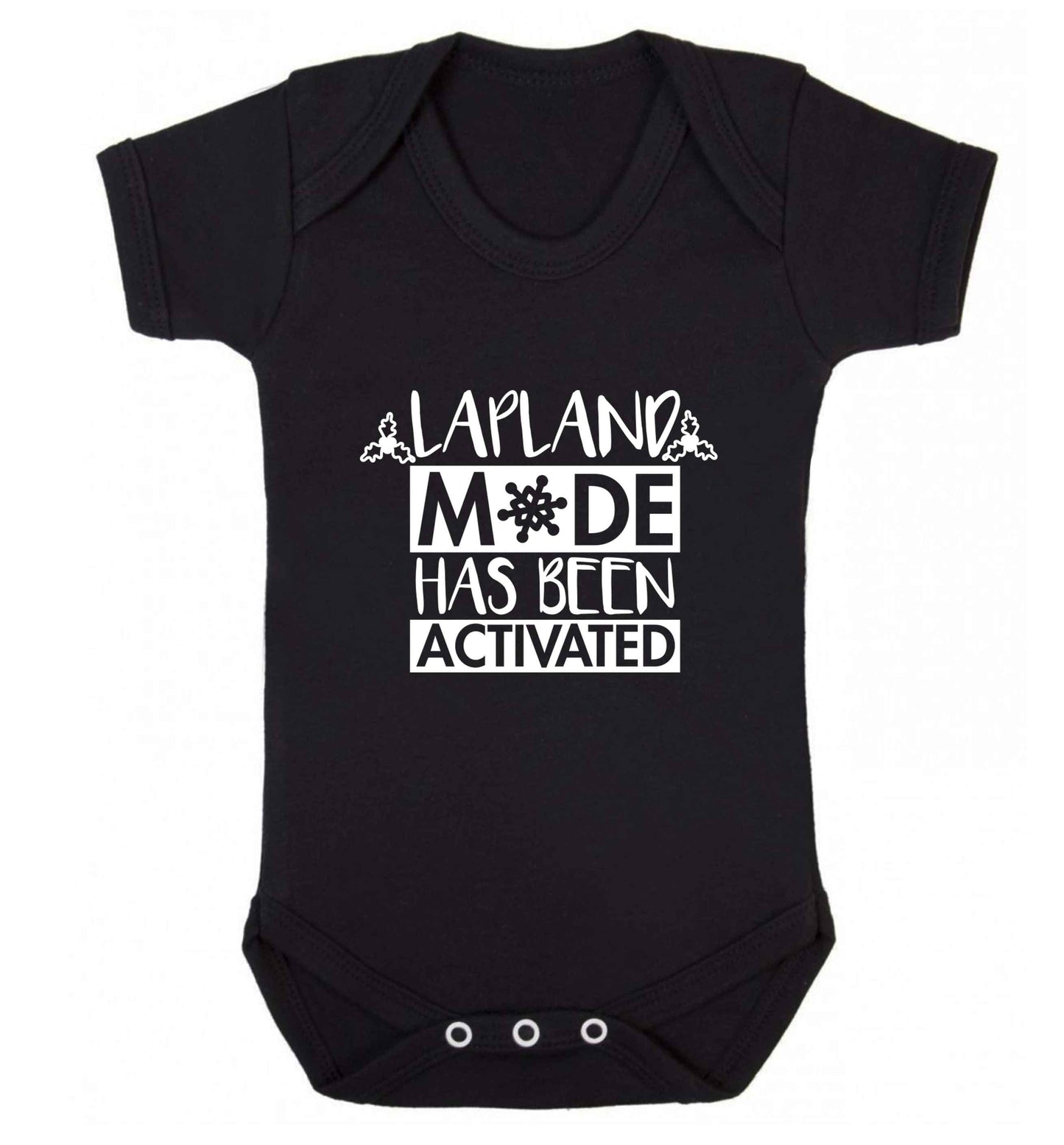Merry Christmas baby vest black 18-24 months