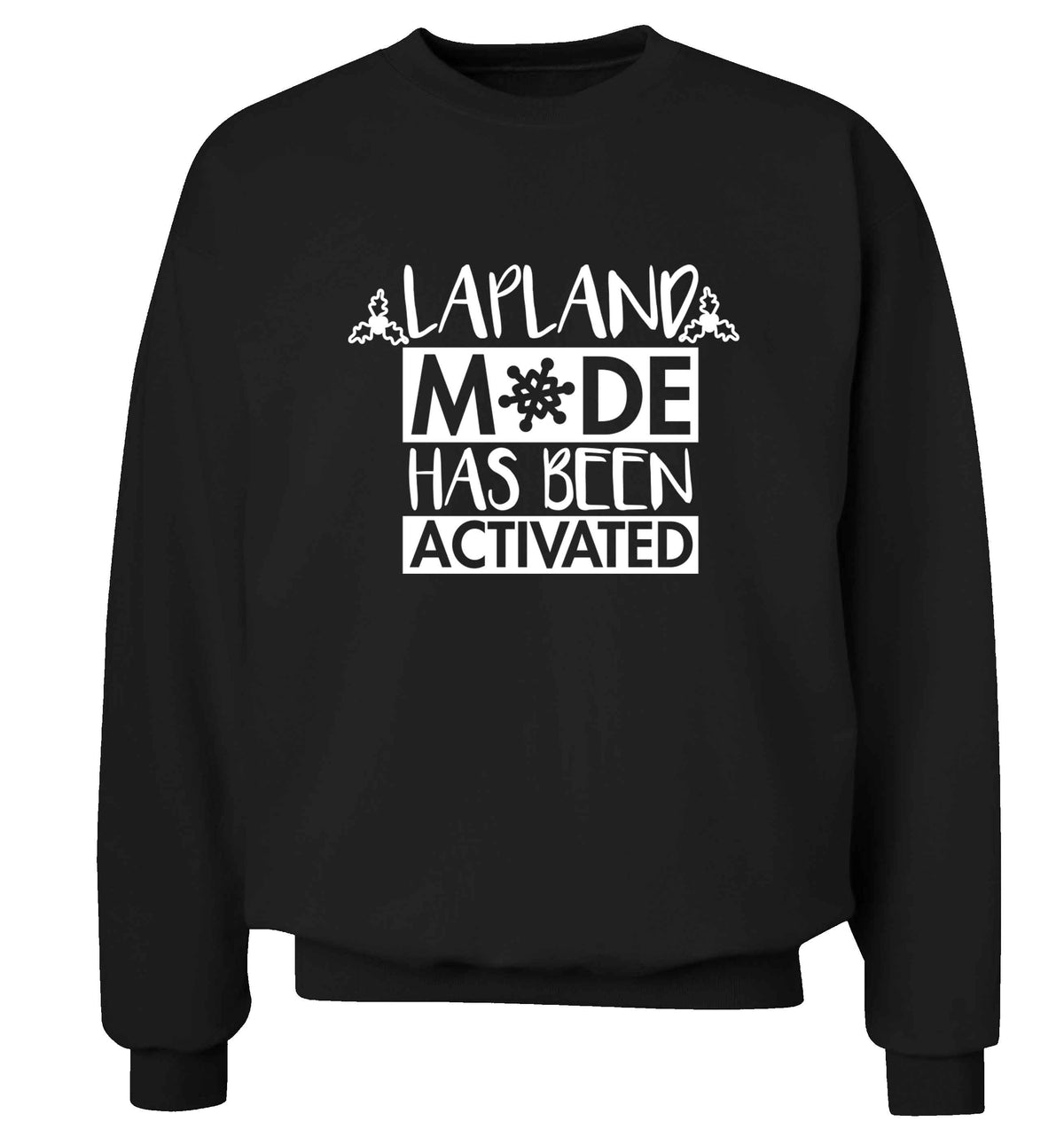 Merry Christmas adult's unisex black sweater 2XL