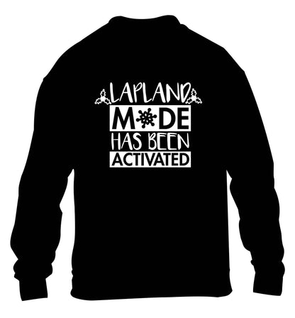 Merry Christmas children's black sweater 12-13 Years