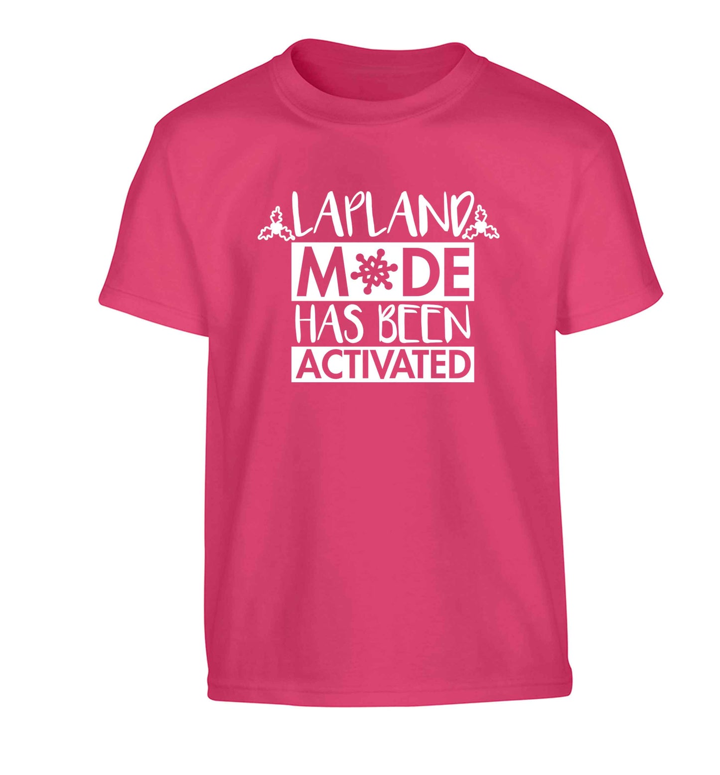 Merry Christmas Children's pink Tshirt 12-13 Years