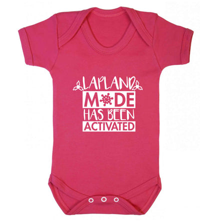 Merry Christmas baby vest dark pink 18-24 months