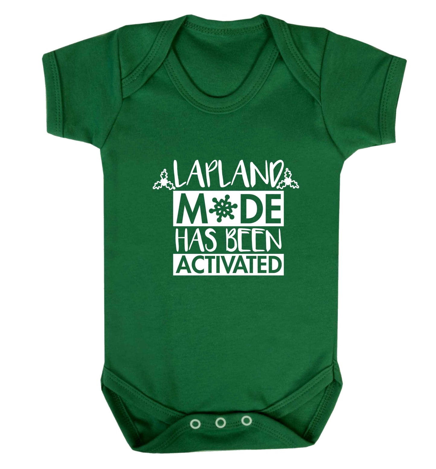 Merry Christmas baby vest green 18-24 months