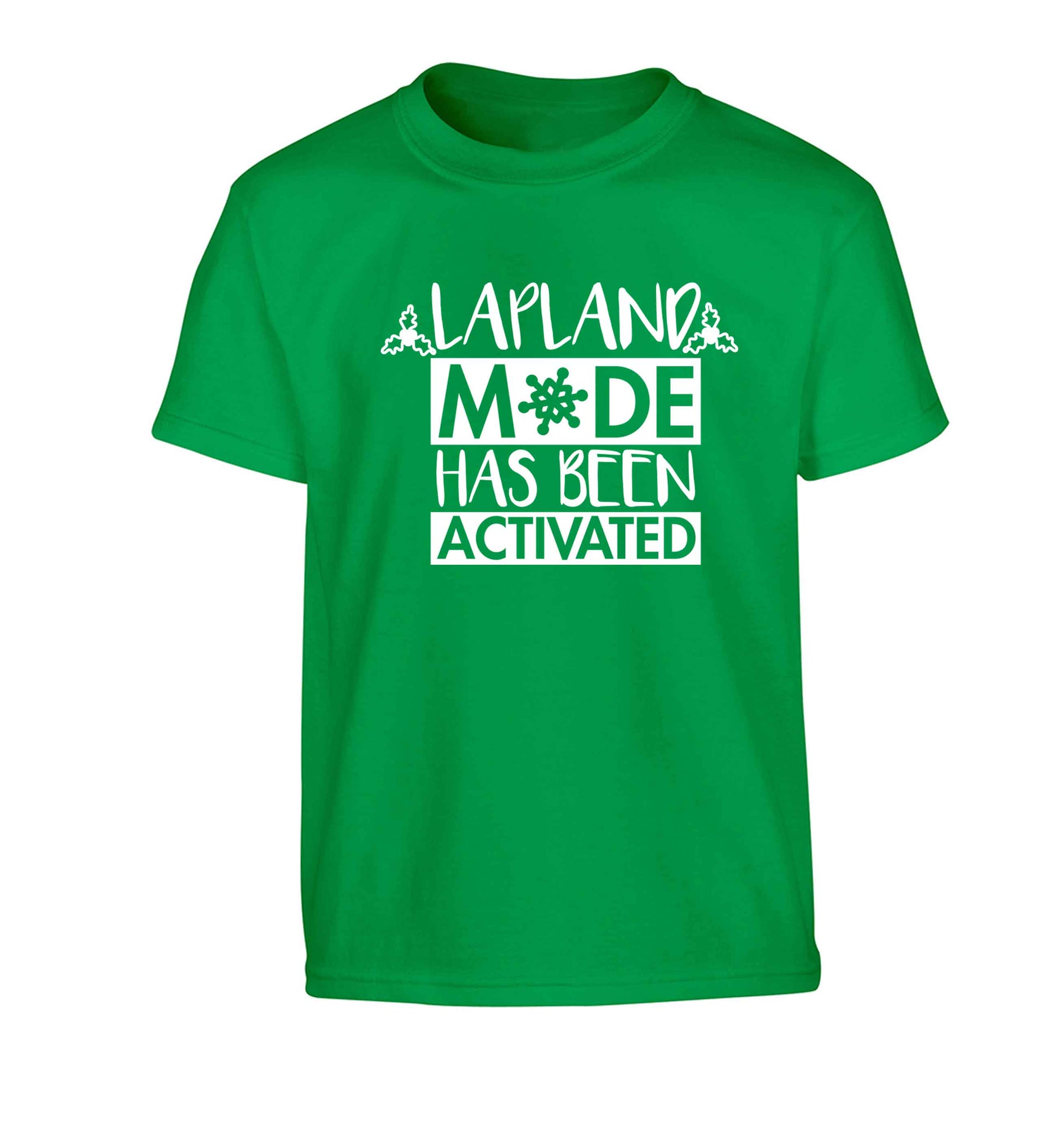 Merry Christmas Children's green Tshirt 12-13 Years