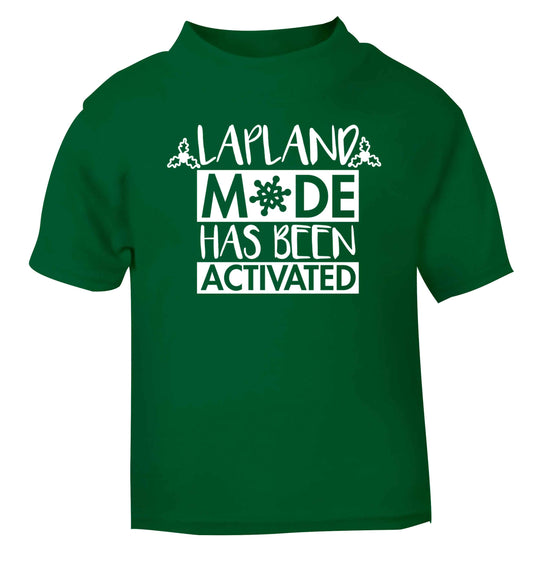 Merry Christmas green baby toddler Tshirt 2 Years