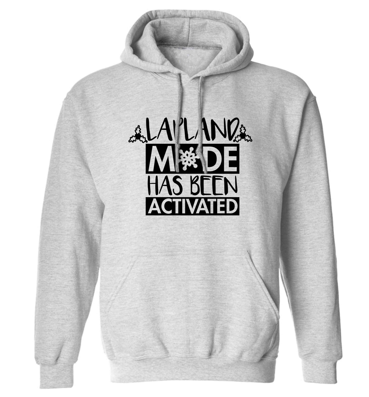 Merry Christmas adults unisex grey hoodie 2XL