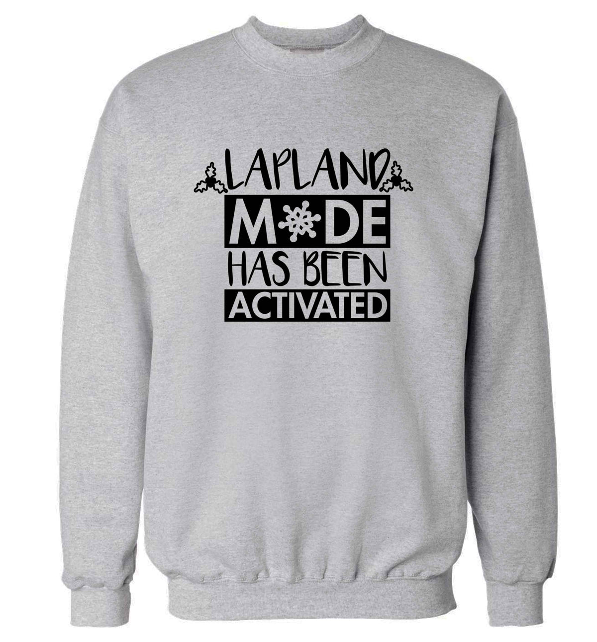 Merry Christmas adult's unisex grey sweater 2XL