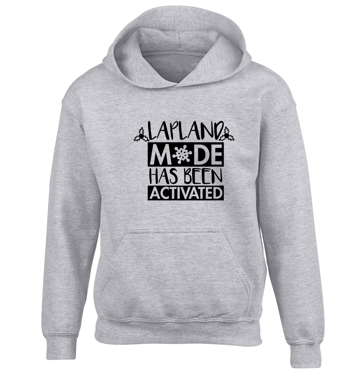 Merry Christmas children's grey hoodie 12-13 Years