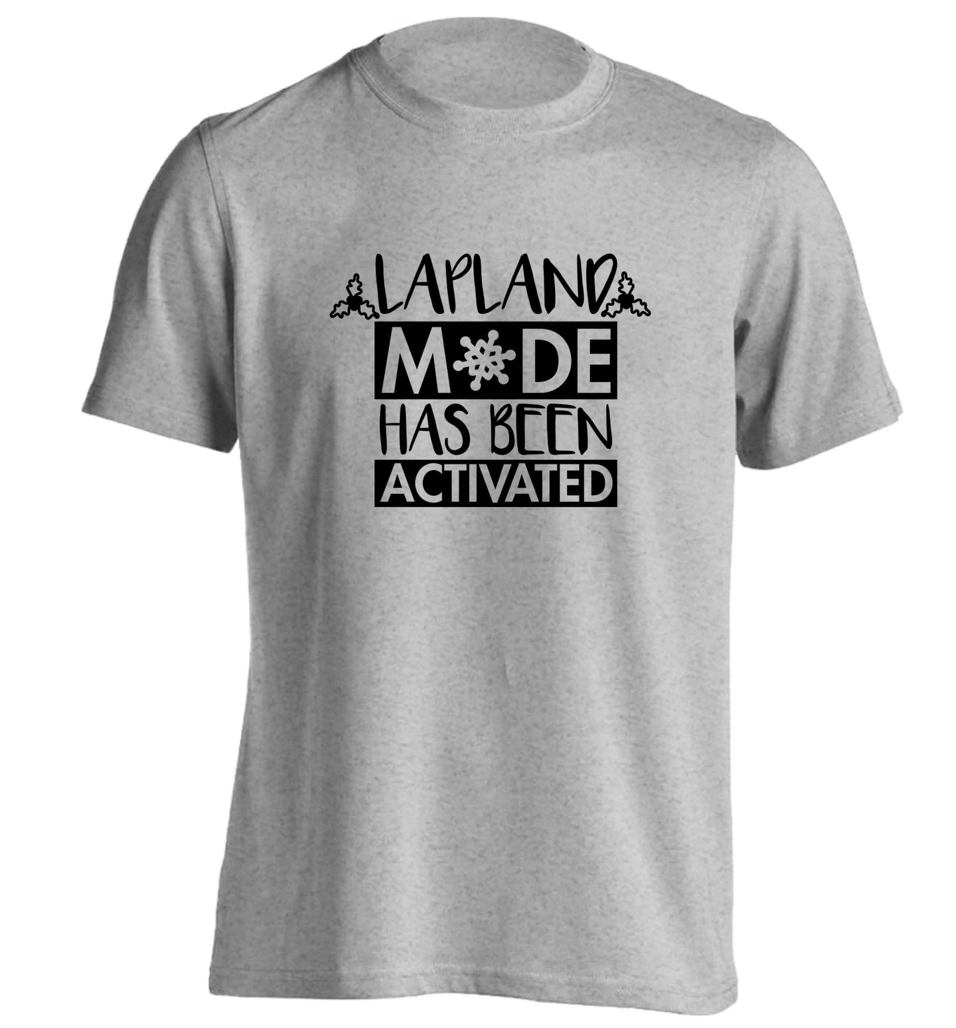 Merry Christmas adults unisex grey Tshirt 2XL