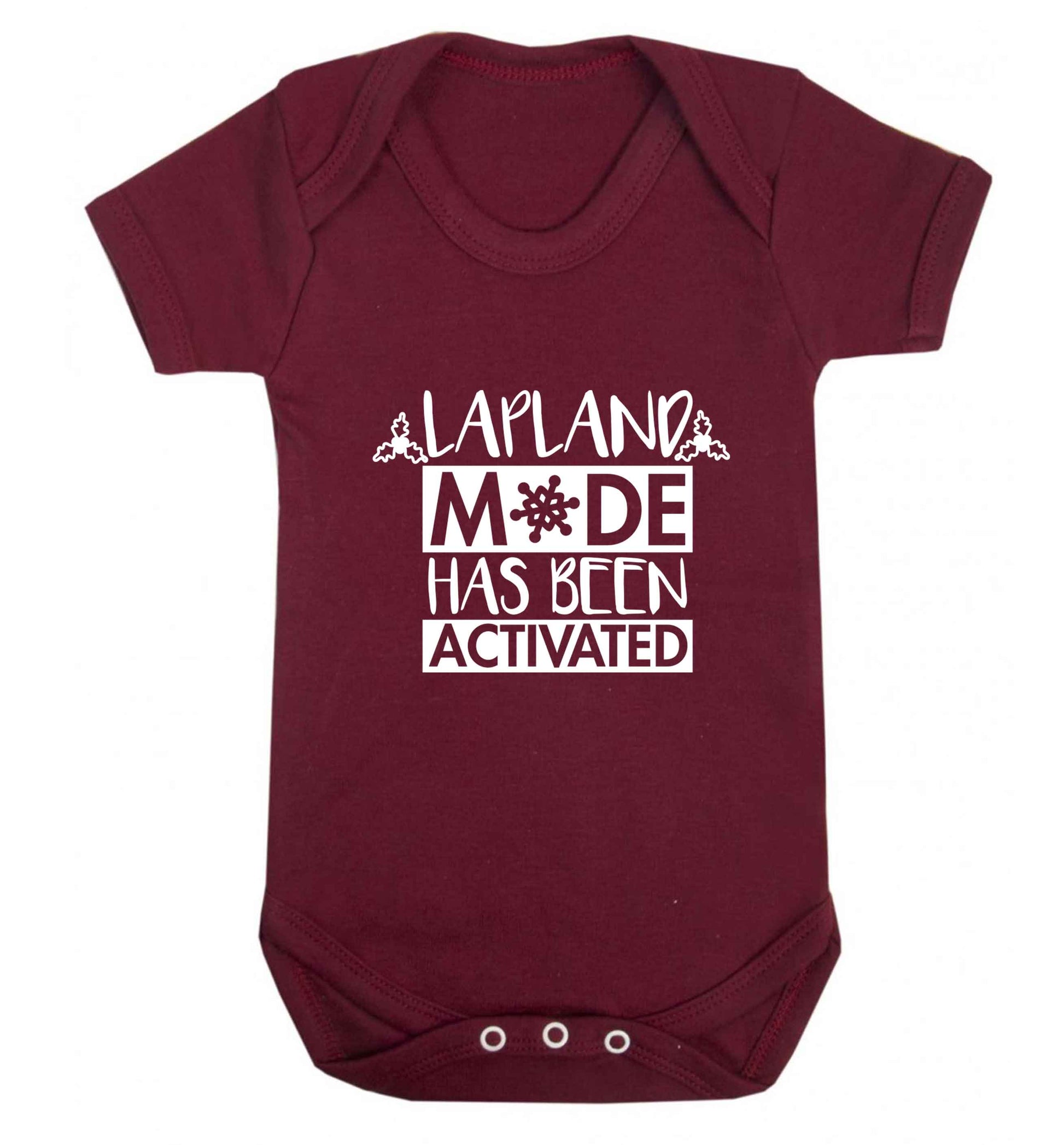 Merry Christmas baby vest maroon 18-24 months