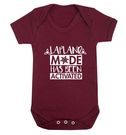 Merry Christmas baby vest maroon 18-24 months
