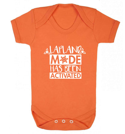 Merry Christmas baby vest orange 18-24 months