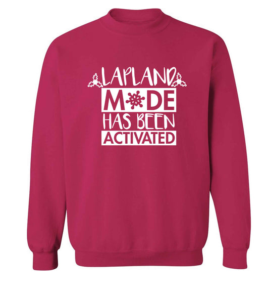 Merry Christmas adult's unisex pink sweater 2XL