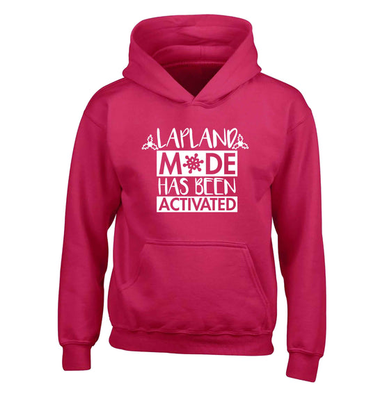 Merry Christmas children's pink hoodie 12-13 Years