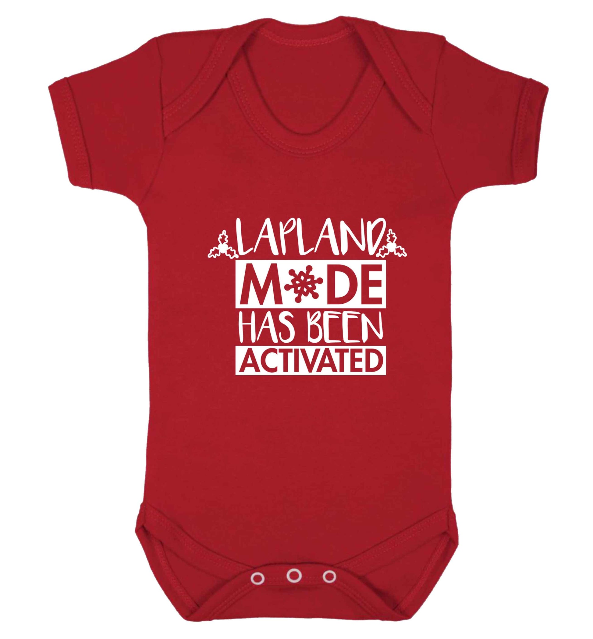 Merry Christmas baby vest red 18-24 months