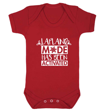 Merry Christmas baby vest red 18-24 months