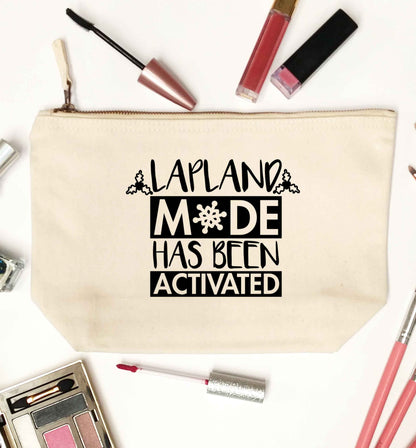 Merry Christmas natural makeup bag