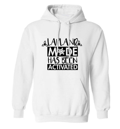 Merry Christmas adults unisex white hoodie 2XL