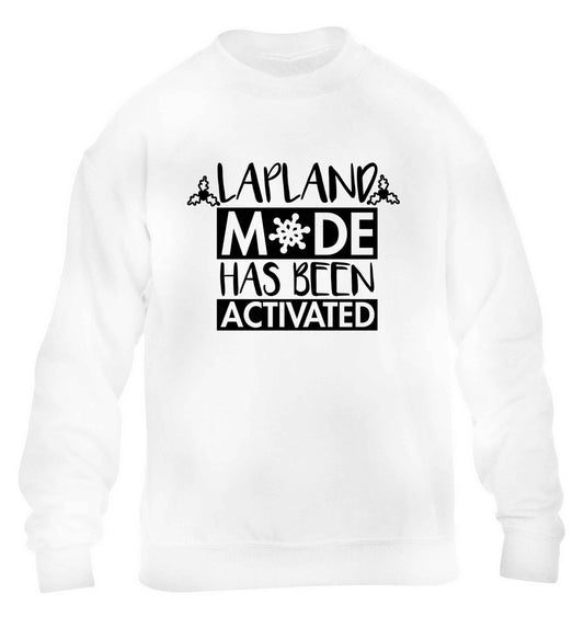 Merry Christmas children's white sweater 12-13 Years