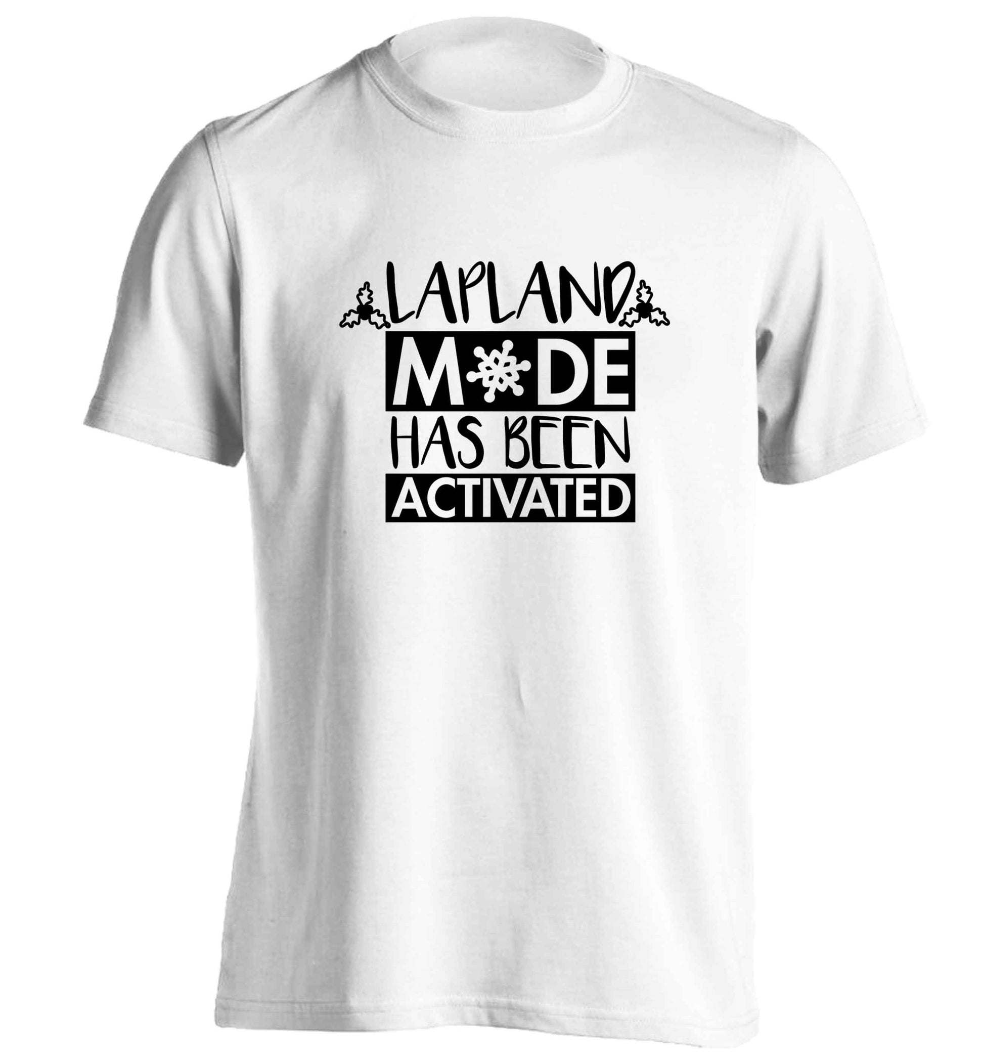 Merry Christmas adults unisex white Tshirt 2XL