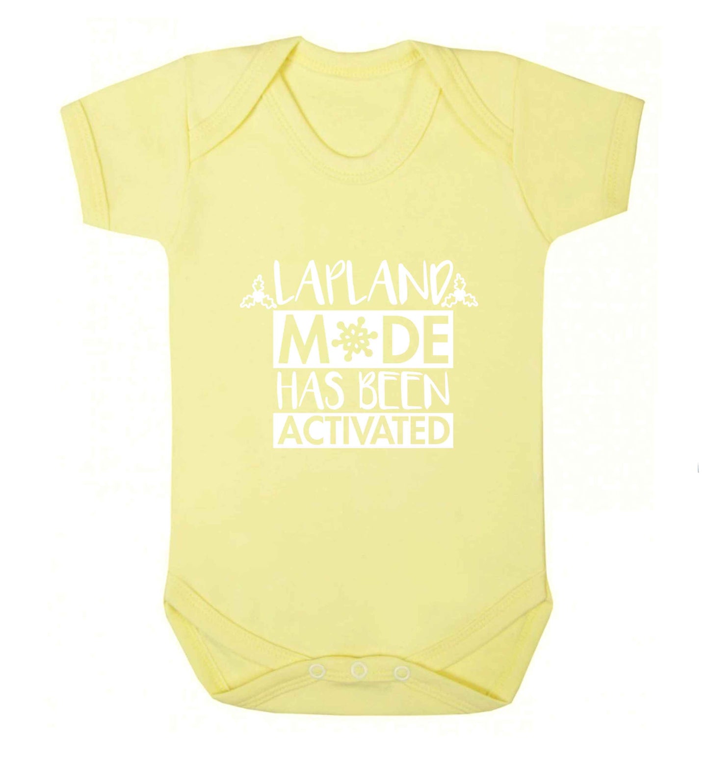 Merry Christmas baby vest pale yellow 18-24 months