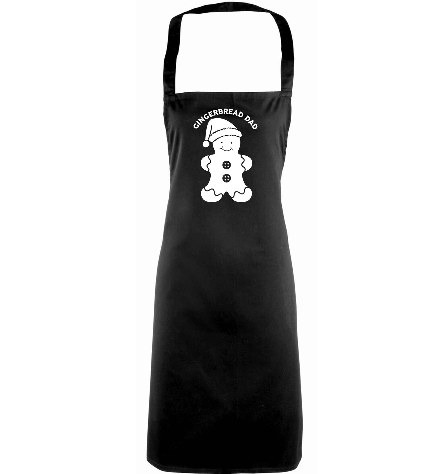 Merry Christmas adults black apron