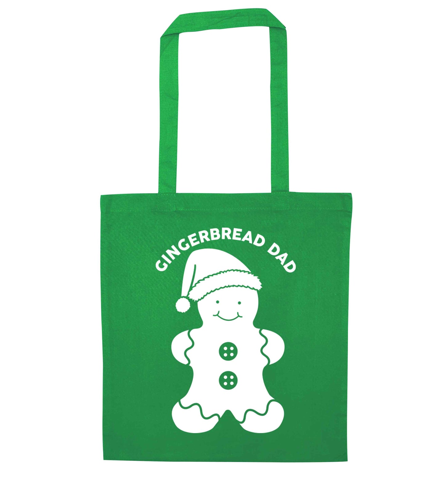 Merry Christmas green tote bag