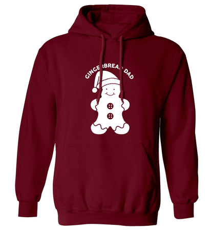 Merry Christmas adults unisex maroon hoodie 2XL
