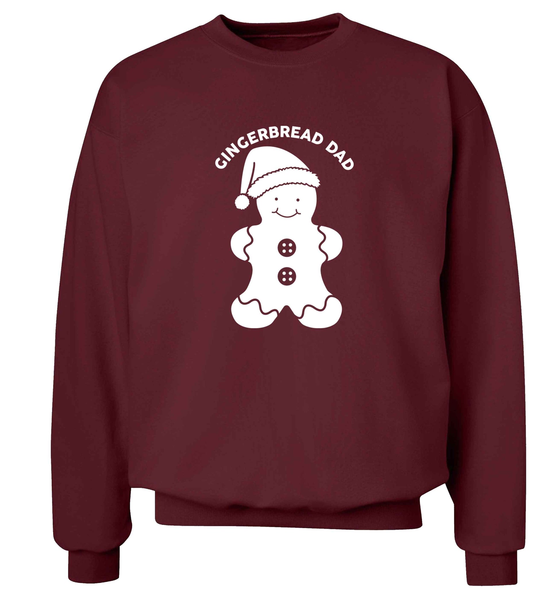 Merry Christmas adult's unisex maroon sweater 2XL