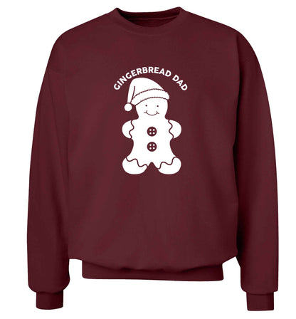 Merry Christmas adult's unisex maroon sweater 2XL