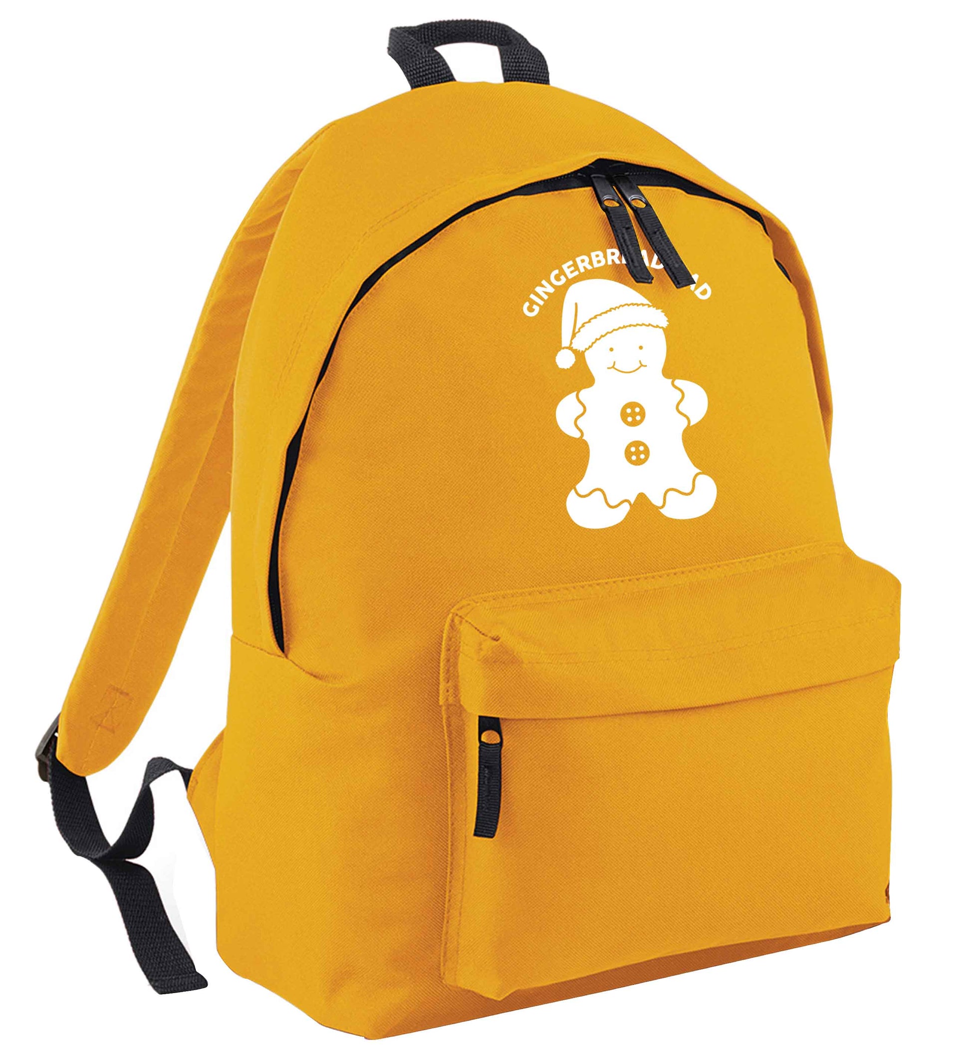 Merry Christmas mustard adults backpack