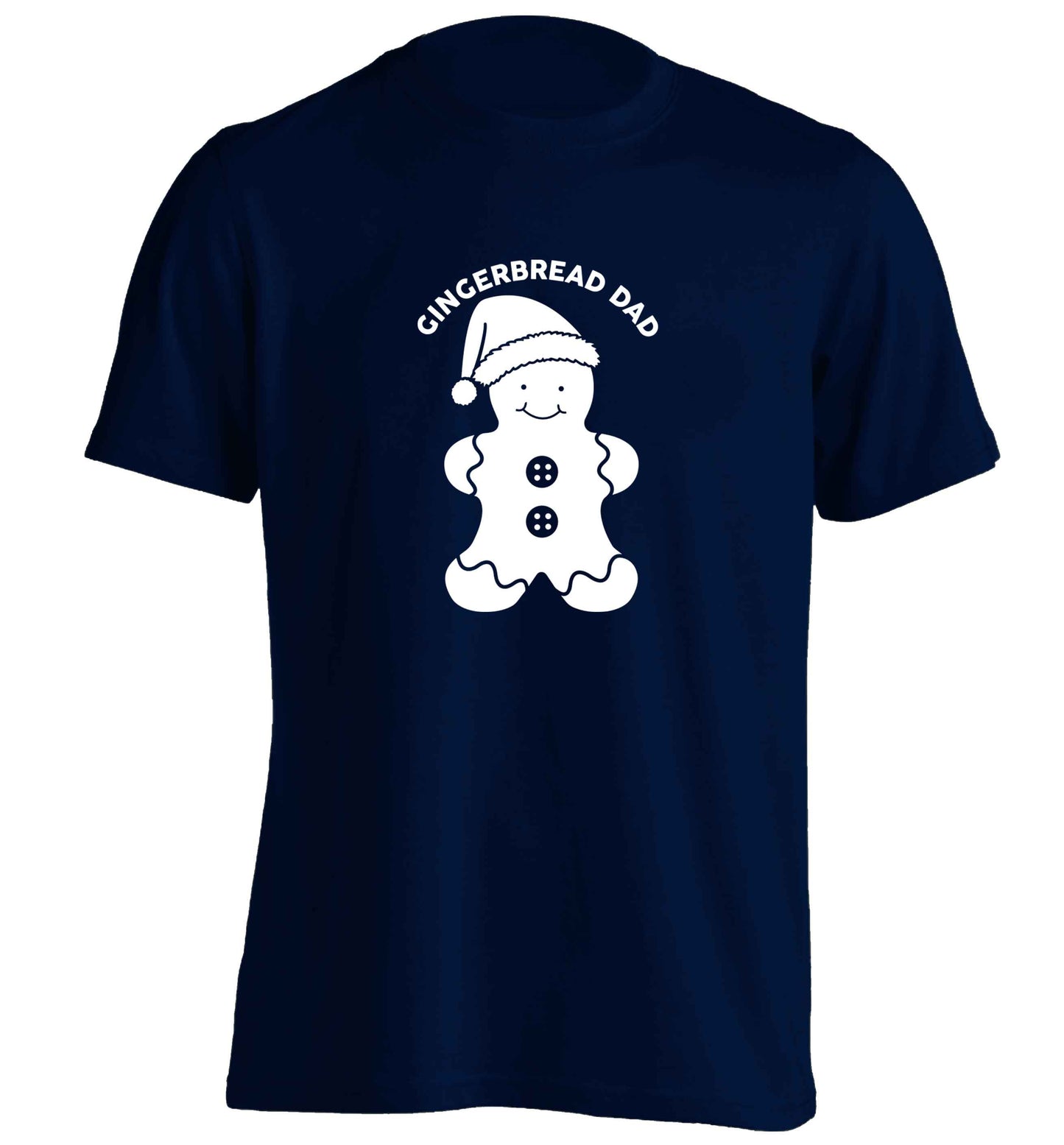 Merry Christmas adults unisex navy Tshirt 2XL