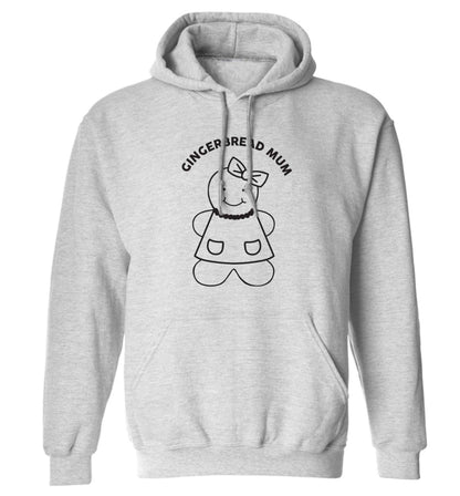 Merry Christmas adults unisex grey hoodie 2XL