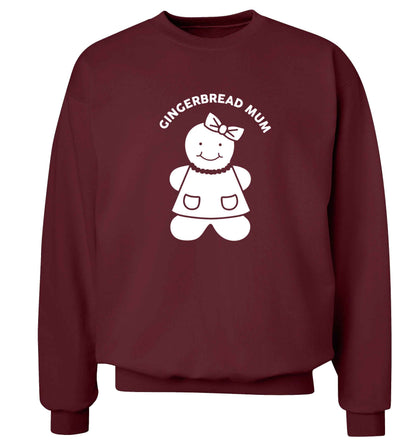 Merry Christmas adult's unisex maroon sweater 2XL