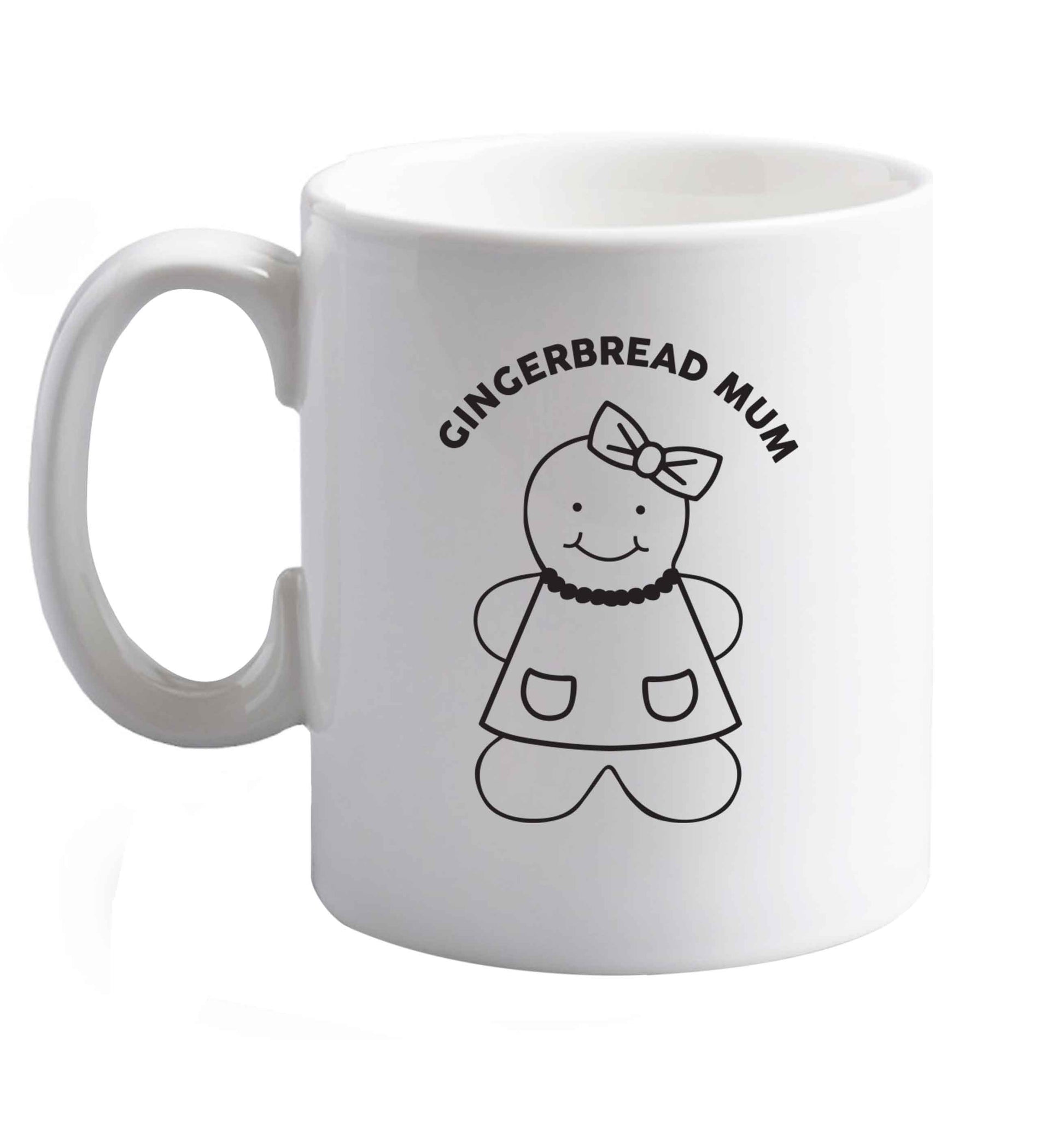 10 oz Favourite Type Pan Pancake ceramic mug right handed
