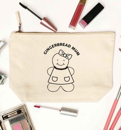 Merry Christmas natural makeup bag