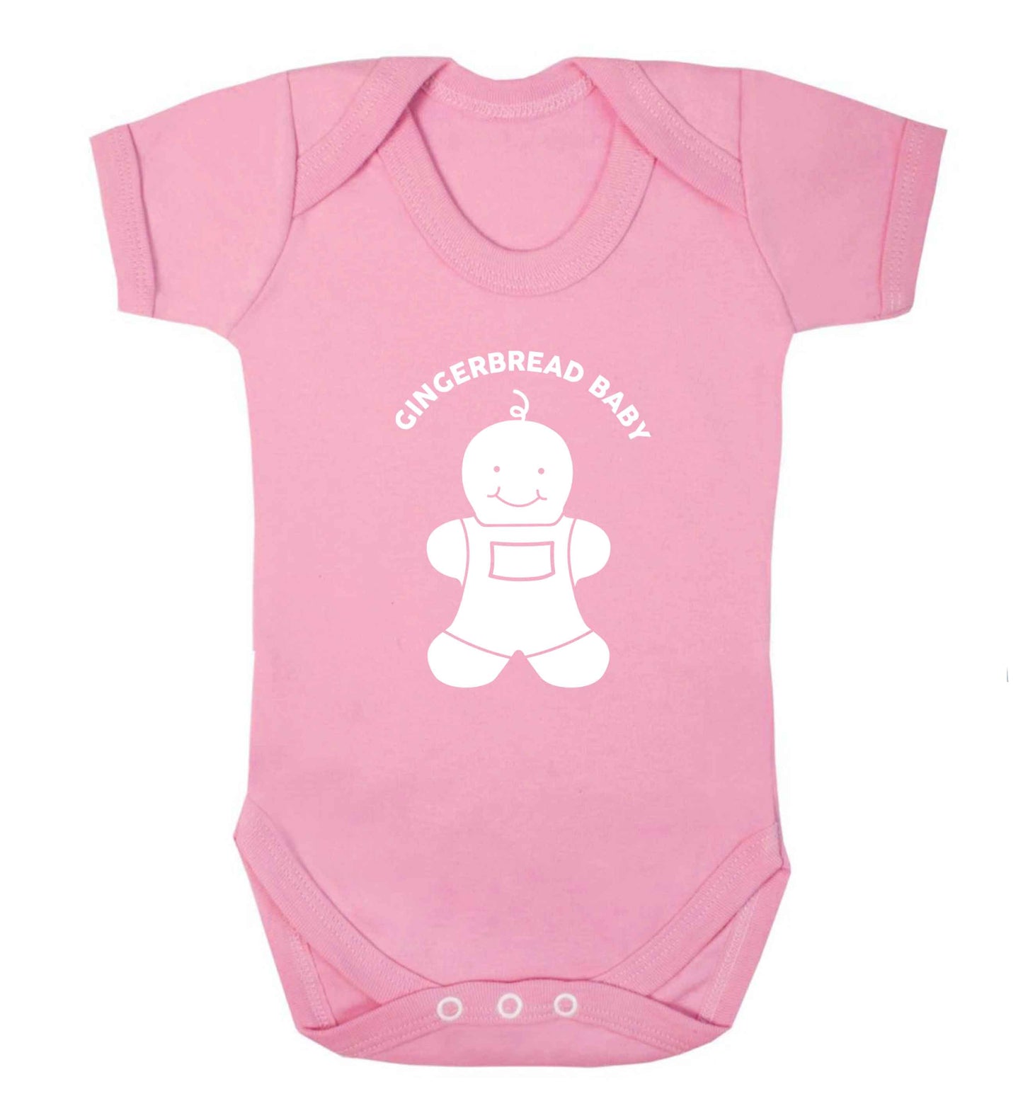 Gingerbread baby baby vest pale pink 18-24 months
