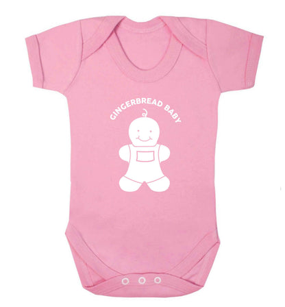 Gingerbread baby baby vest pale pink 18-24 months