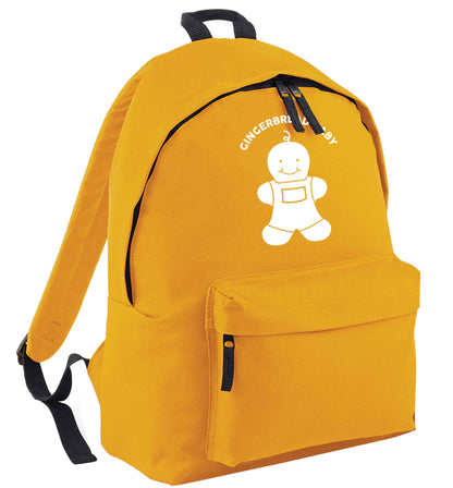 Gingerbread baby mustard adults backpack