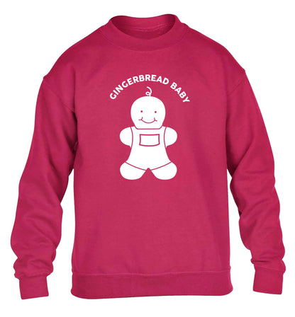 Gingerbread baby children's pink sweater 12-13 Years