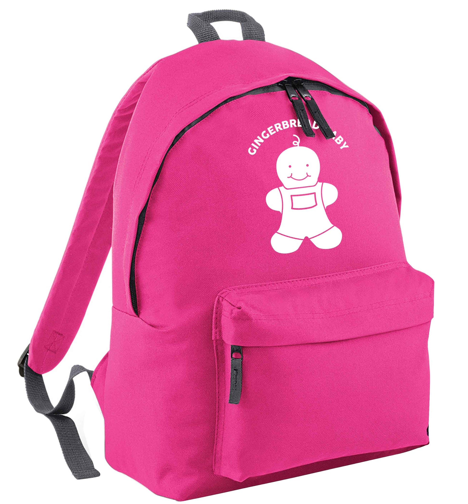 Gingerbread baby pink adults backpack
