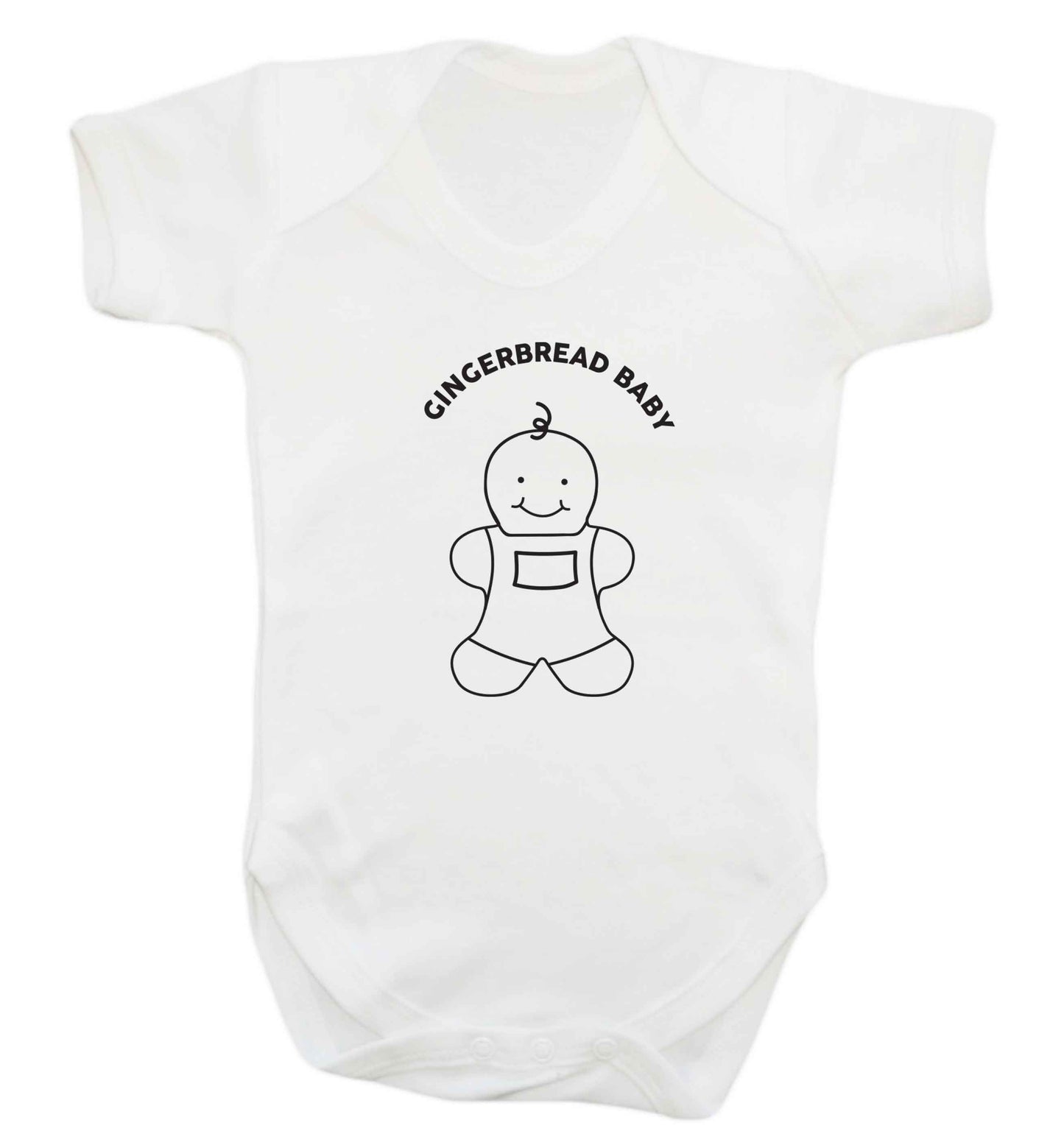 Gingerbread baby baby vest white 18-24 months