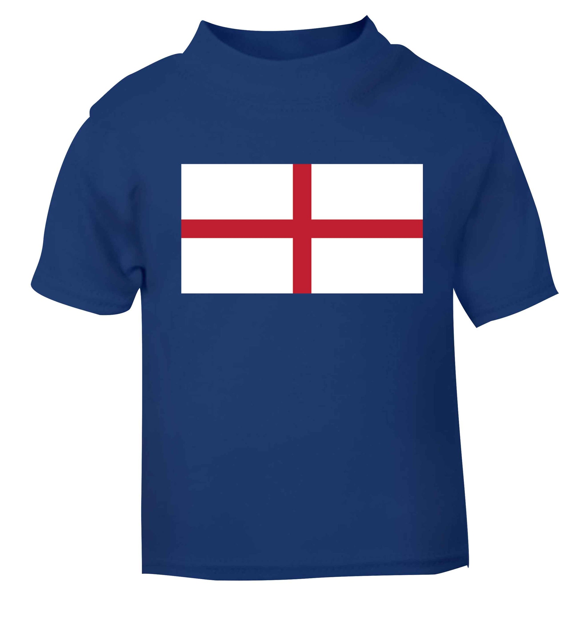 England Flag blue baby toddler Tshirt 2 Years