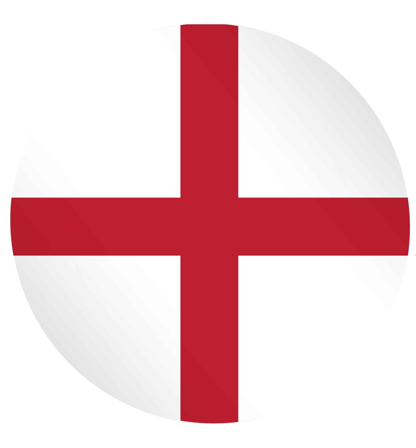 England Flag 24 @ 45mm matt circle stickers