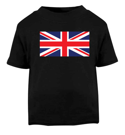Union Jack Black baby toddler Tshirt 2 years