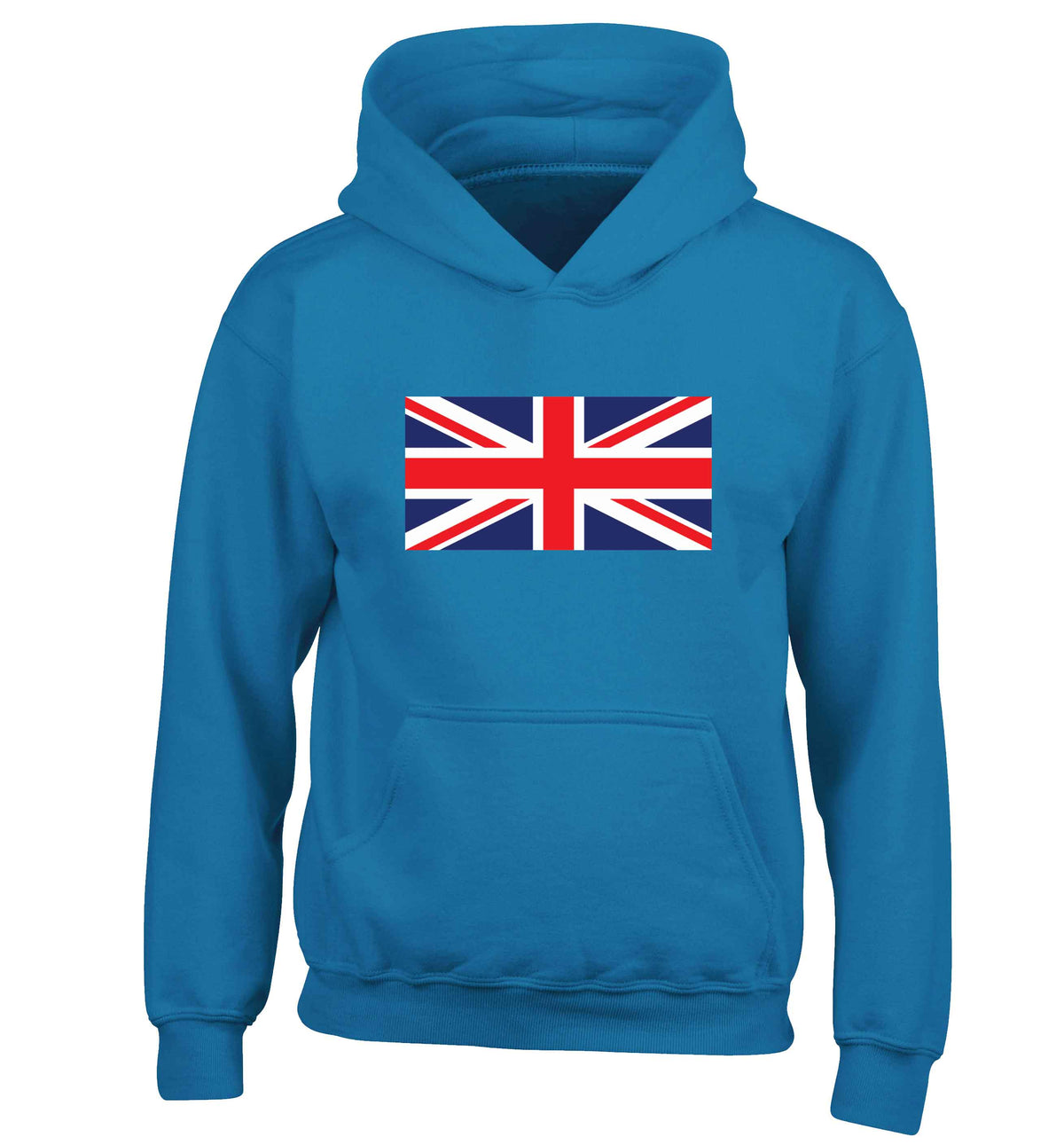 Union Jack children's blue hoodie 12-13 Years