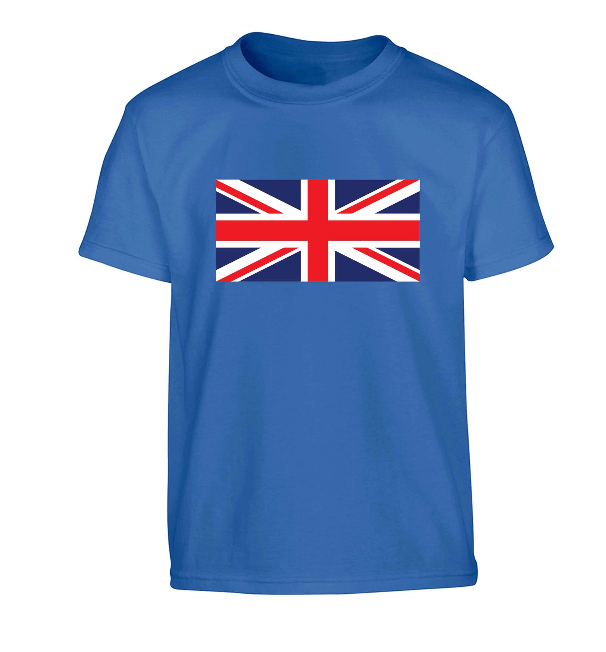 Union Jack Children's blue Tshirt 12-13 Years